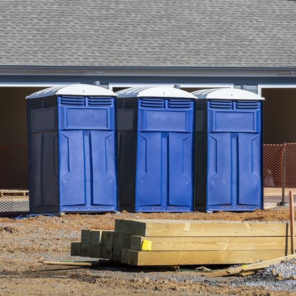 can i customize the exterior of the portable restrooms with my event logo or branding in Spring Brook